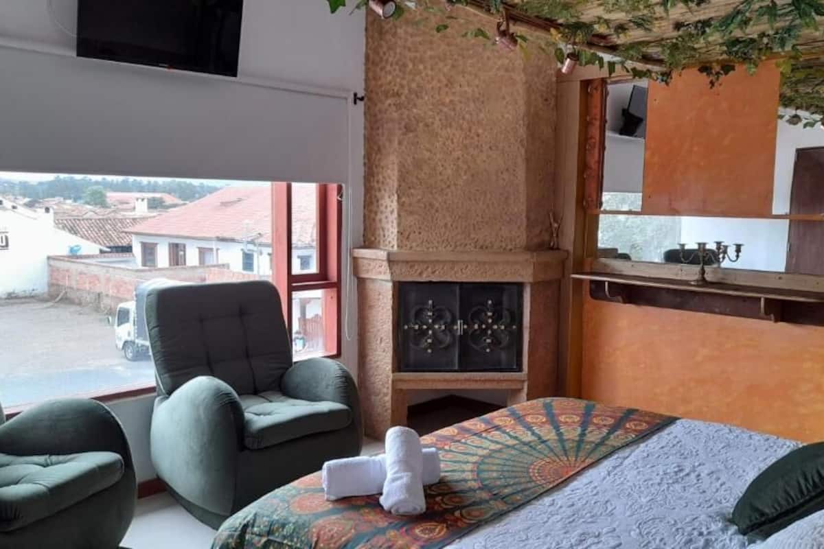 Deluxe tweepersoonskamer, 1 kingsize bed | 1 slaapkamer, gratis wifi