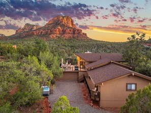 Exterior - Mountain Views, Hot Tub, Elevated Patio, and Stylishly Updated Home (Sedona)
