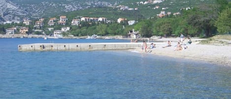 On the beach