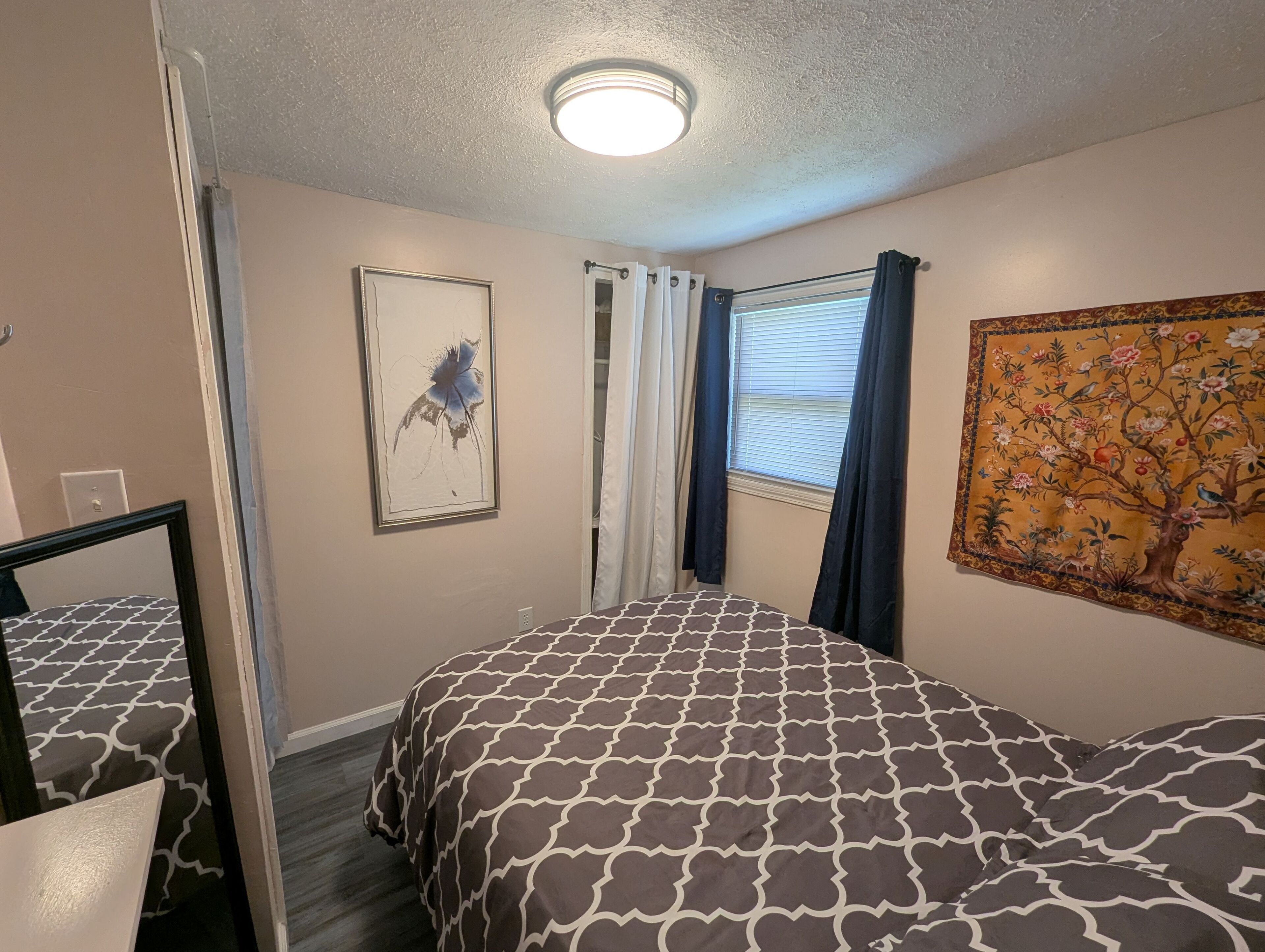 1 多间卧室、熨斗/熨衣板、上网接入、床单