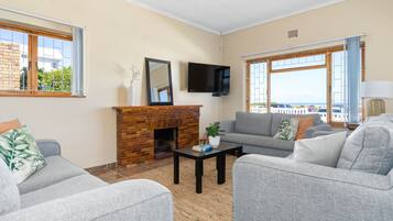 TV connectée, cheminée