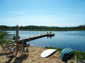 Property grounds - Lakefront Lodge & Carriage House-65 Acres-Private Lake, Gourmet Kitchen (Big Rapids)