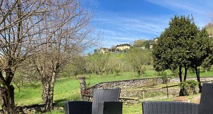 Charming 3-bedroom bed & breakfast in serene Cenate sotto with WiFi