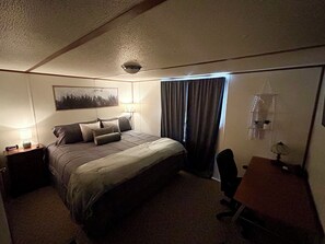 2 bedrooms, desk, iron/ironing board, WiFi