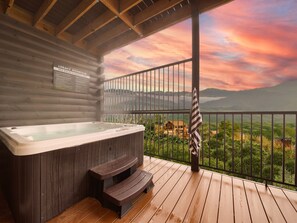 Bain à remous extérieur