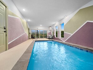 Indoor pool, a heated pool - Million $ View|Games|Pool Table|Indr Pool (Sevierville)