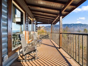 Terrace/patio - Million $ View|Theater|Games|Pool Table|Indr Pool (Sevierville)