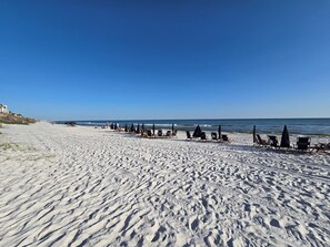 Tæt på stranden, badehåndklæder