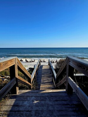 Beach nearby, beach towels