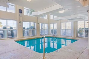 Indoor pool, a heated pool