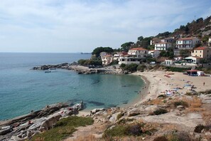 Am Strand, Strandtücher