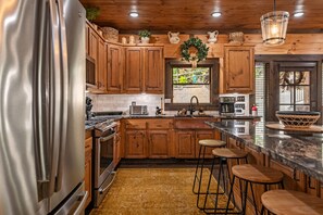 Unclassified image, 5 of 87, button - Jazzy's Cozy Creekside - Hot Tub | Game Room | Screened Decks (Blue Ridge)