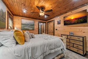 Unclassified image, 3 of 87, button - Jazzy's Cozy Creekside - Hot Tub | Game Room | Screened Decks (Blue Ridge)