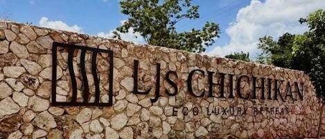 Façade de l’hébergement