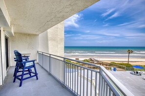 Property grounds - Seascape Towers 326 | Direct Oceanfront Escape with Two Balconies, Pool & Beach Access (New Smyrna Beach)