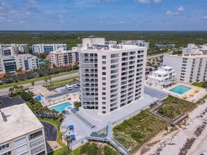 Exterior - Seascape Towers 326 | Direct Oceanfront Escape with Two Balconies, Pool & Beach Access (New Smyrna Beach)