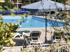 Et oppvarmet basseng