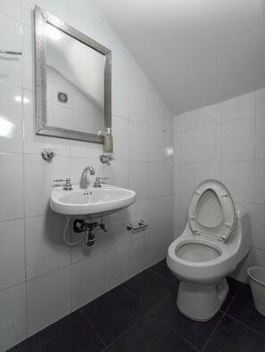 Towels, soap, toilet paper