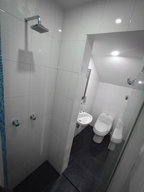 Towels, soap, toilet paper