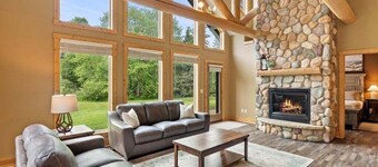 NEW! Cozy Creekside Townhome Steps from Gull Lake Access