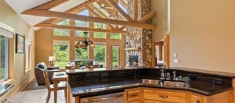 NEW! Cozy Creekside Townhome Steps from Gull Lake Access