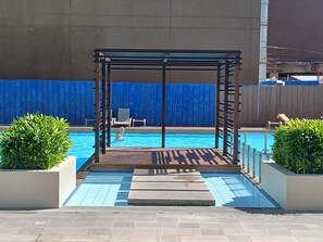 Outdoor pool - Spacious 1BR at Marina Spatial w/Pool - Dumaguete City (Dumaguete)