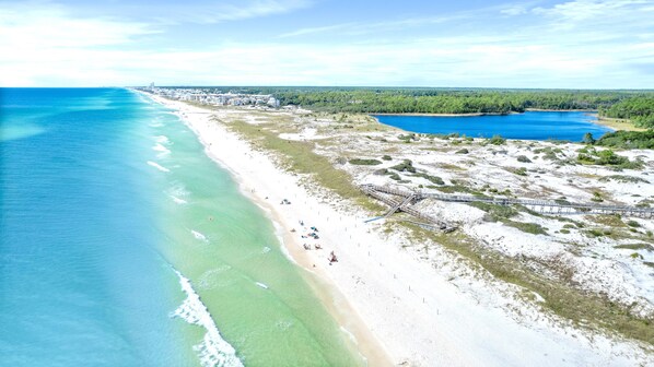 Tæt på stranden
