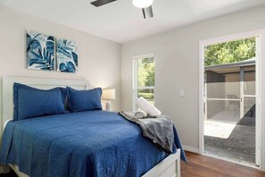 3 bedrooms, iron/ironing board, travel cot, WiFi