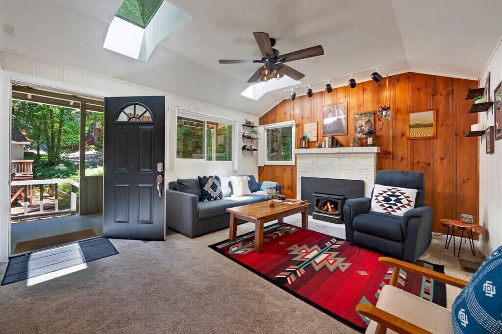 Embrace the warmth and comfort of our cozy living room, a haven for relaxation and memorable moments