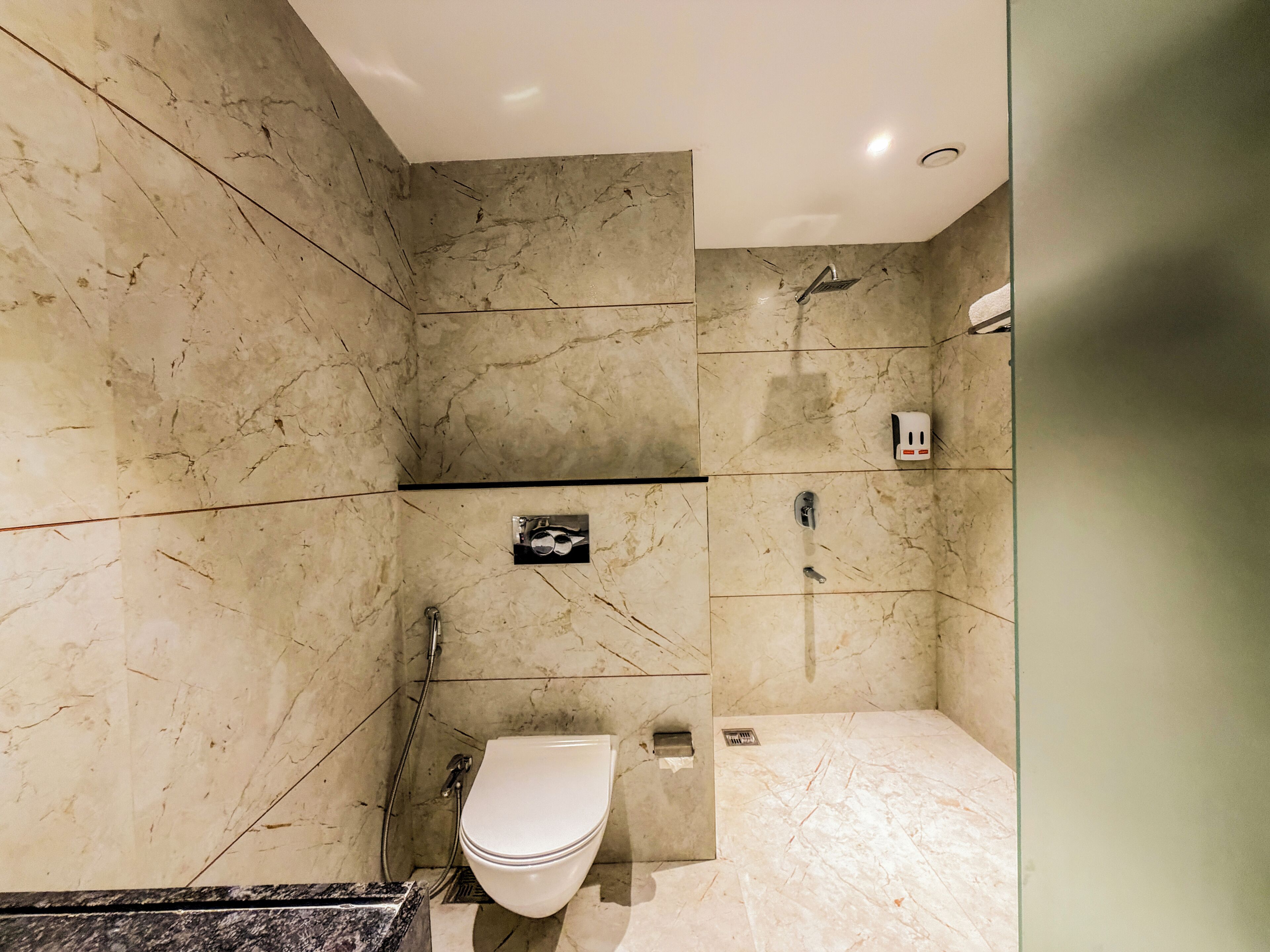 Luxury Suite | Bathroom | Shower, free toiletries, hair dryer, slippers