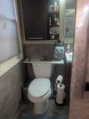 Shower, hair dryer, towels, soap - Charming house in Hayward perfect for your getaway! (Hayward)
