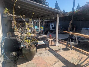 Terrace/patio - Charming house in Hayward perfect for your getaway! (Hayward)