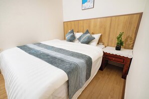Basic Double Room | Blackout drapes, soundproofing, free WiFi, bed sheets - Airy Nest Hotel  (Hanoi)