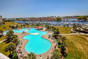 A heated pool - Waterfront condo with pool, private balcony, close to beach & golf (North Myrtle Beach)
