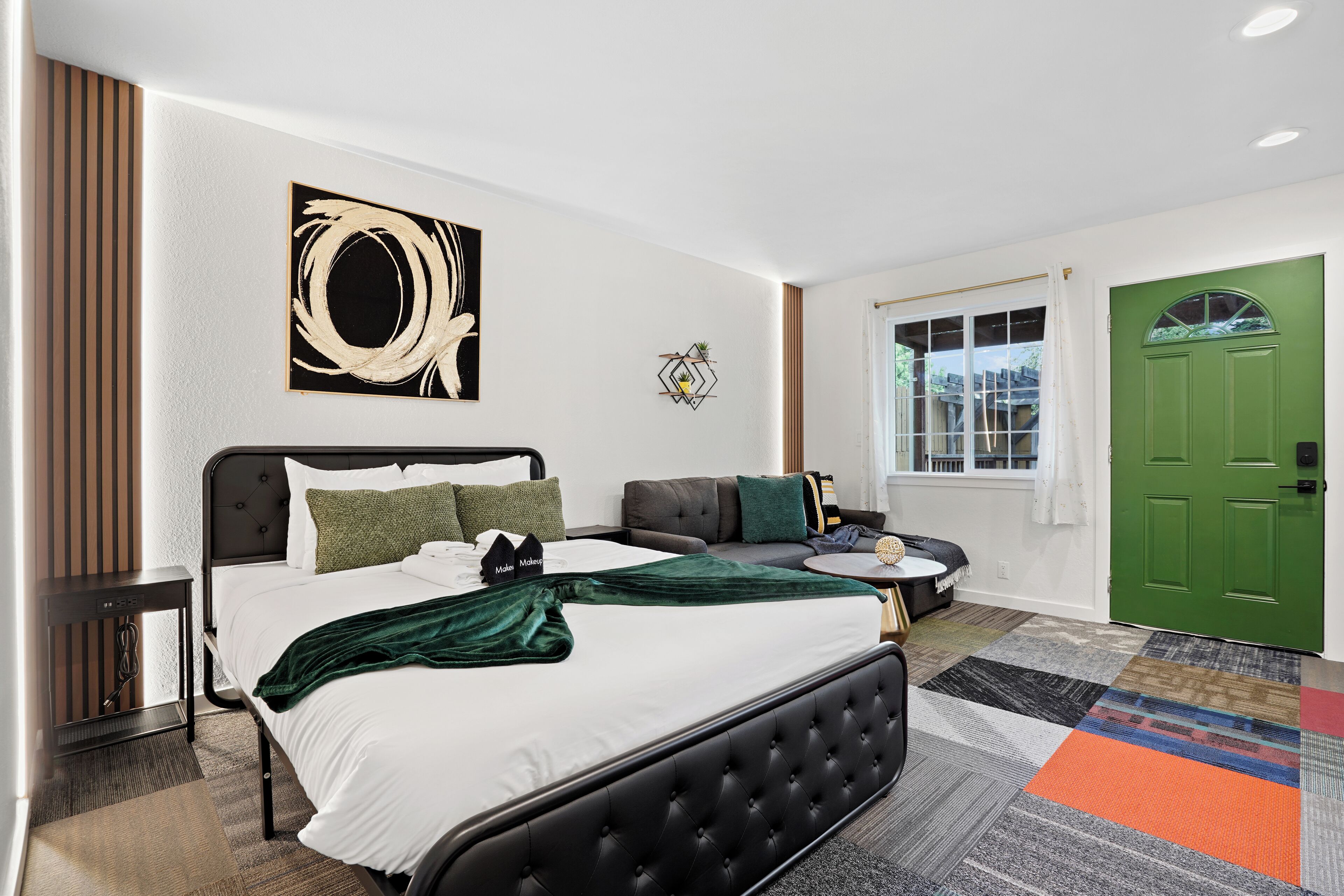 Apartemen Superior, 1 Tempat Tidur Queen dengan tempat tidur Sofa | 1 kamar tidur, setrika/meja setrika, dan Wi-Fi gratis