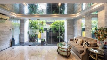 Sitteområde i lobbyen