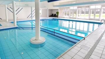 Indoor pool, a heated pool