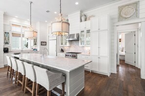 Fridge, microwave, oven, stovetop - Enjoy WaterColor with Beach Club Access, Electric Cart, and Private Pool for a Relaxing Vacation! (Santa Rosa Beach)