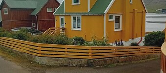 The Little Yellow House Cozy Old Faroese wooden house.
