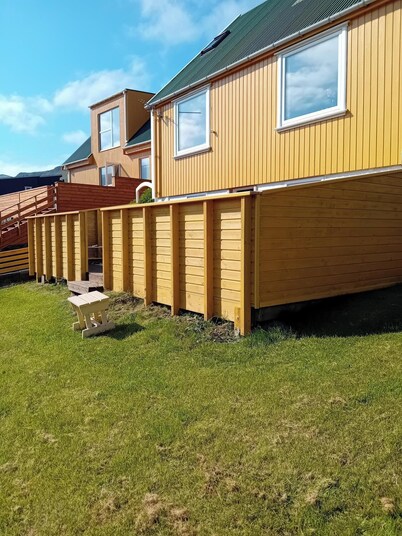 The Little Yellow House Cozy Old Faroese wooden house.
