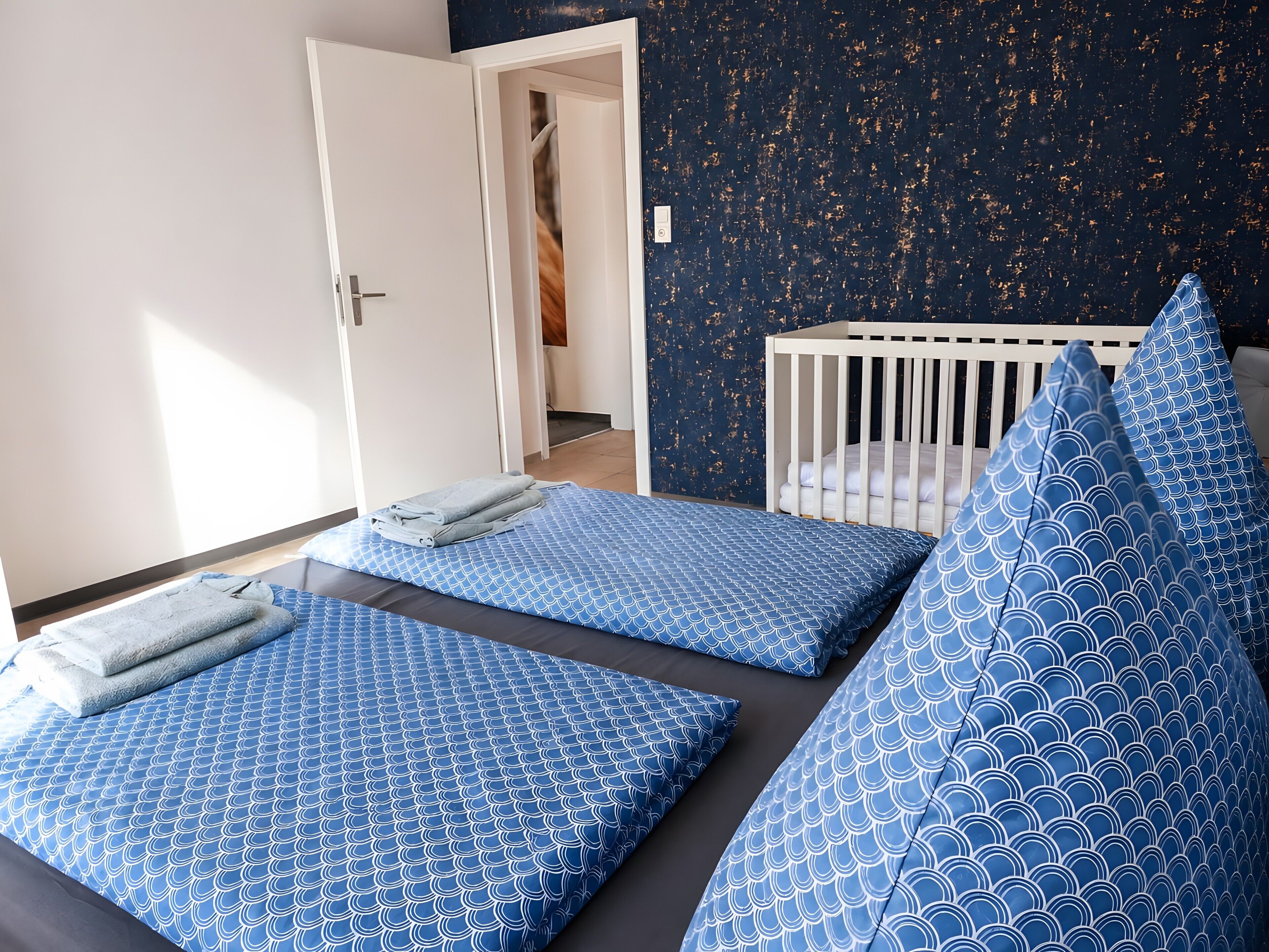 2 Schlafzimmer, Bügeleisen/Bügelbrett, kostenloses WLAN, Bettwäsche