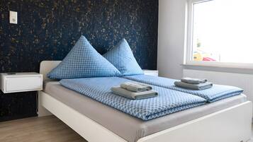 2 Schlafzimmer, Bügeleisen/Bügelbrett, kostenloses WLAN, Bettwäsche