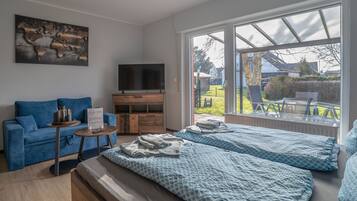 1 Schlafzimmer, Bügeleisen/Bügelbrett, kostenloses WLAN, Bettwäsche