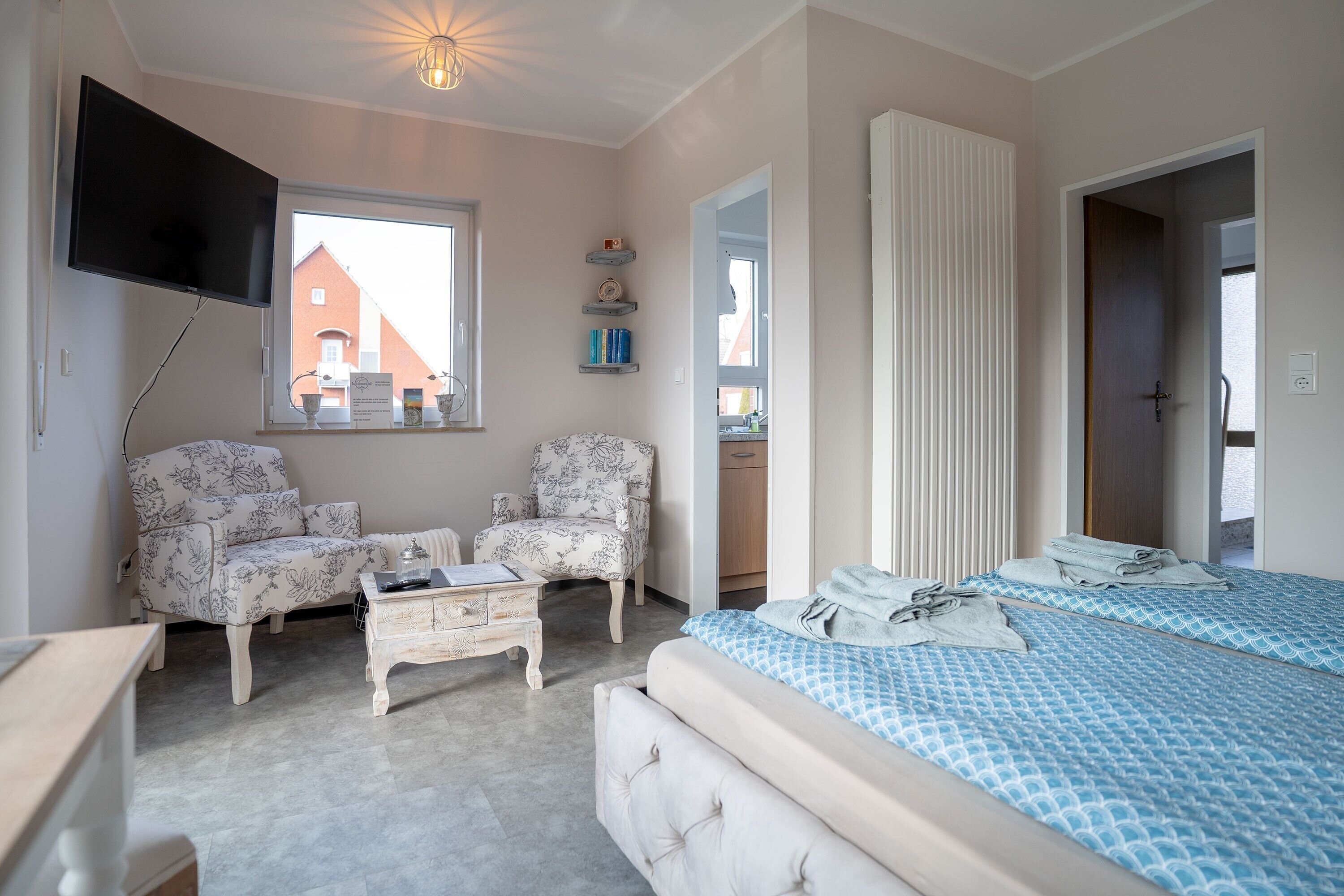 1 makuuhuone, silitysrauta/-lauta, ilmainen Wi-Fi, vuodevaatteet