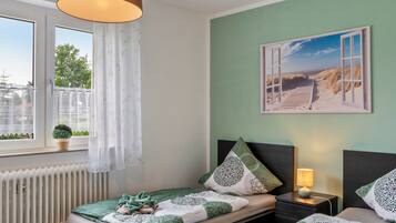 2 Schlafzimmer, kostenloses WLAN, Bettwäsche