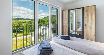 Ferienhaus 'Diemelblick' mit Seeblick, privater Terrasse und Wi-Fi