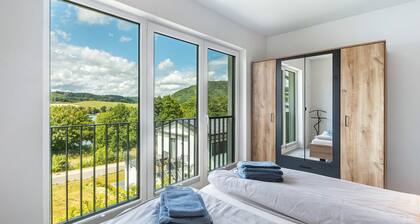 Ferienhaus 'Diemelblick' mit Seeblick, privater Terrasse und Wi-Fi