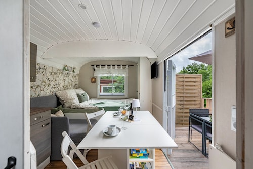Tiny Home 'Amselnest' mit Seeblick, privater Terrasse und Wi-Fi