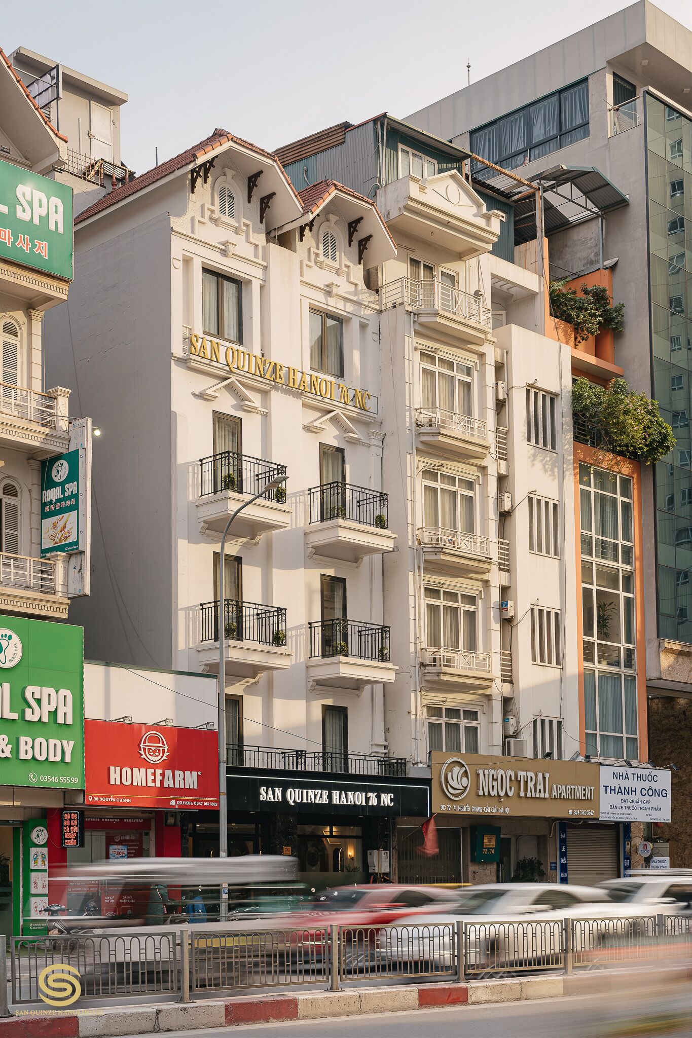 Façade de l’hébergement