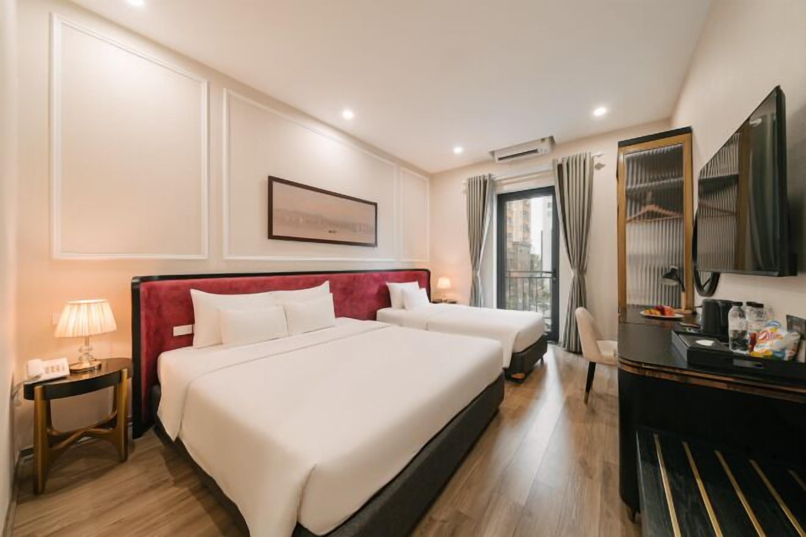 Hypoallergeen beddengoed, een minibar met enkele gratis items